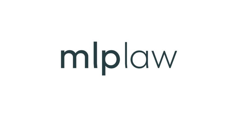 MLP Law Logo - grey writing against a white background